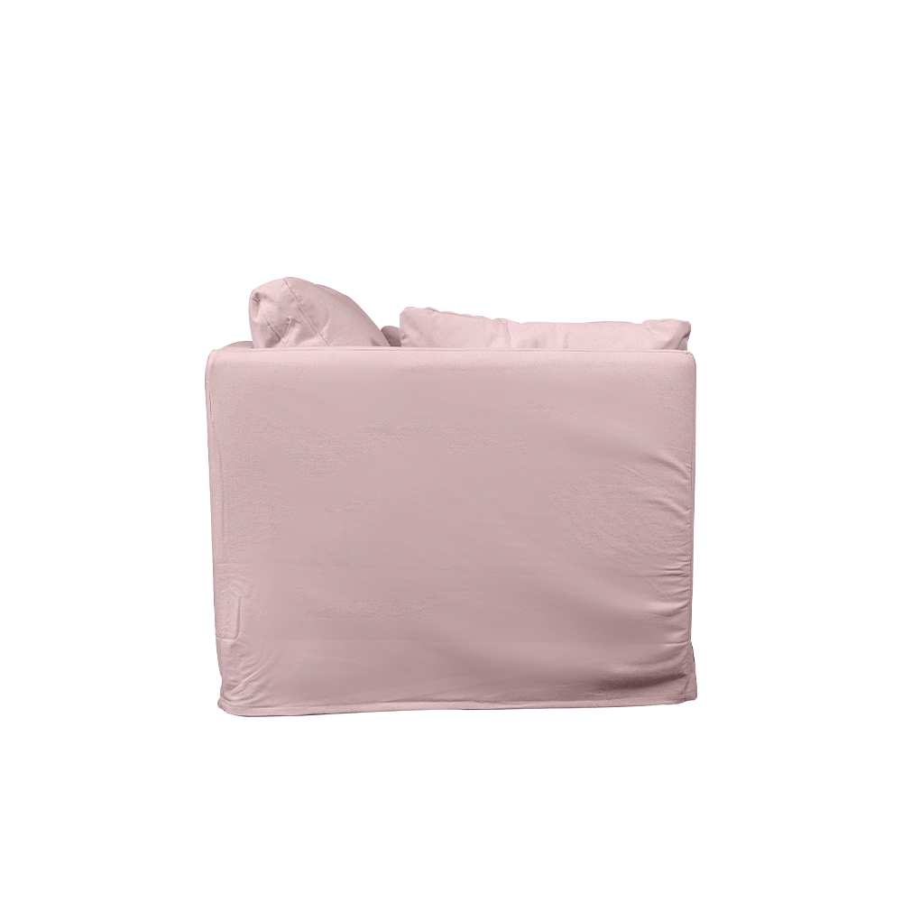 SOFA QUEPE 3 CUERPOS CHENILLE PALO ROSA - 2