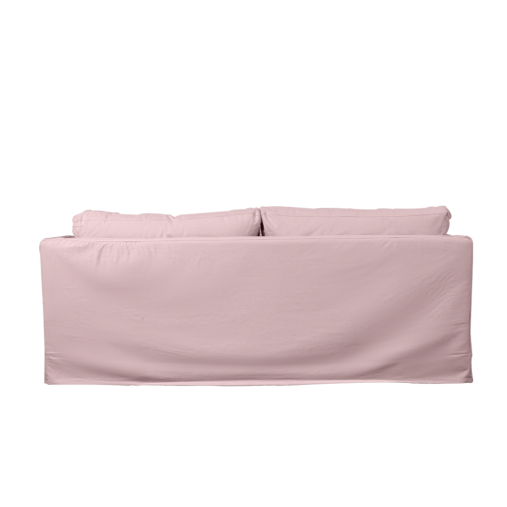 SOFA QUEPE 3 CUERPOS CHENILLE PALO ROSA - 3