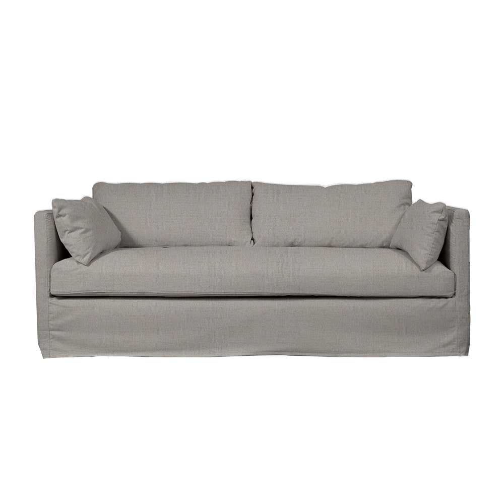 SOFA QUEPE LINO GRIS PIEDRA 3C - 1