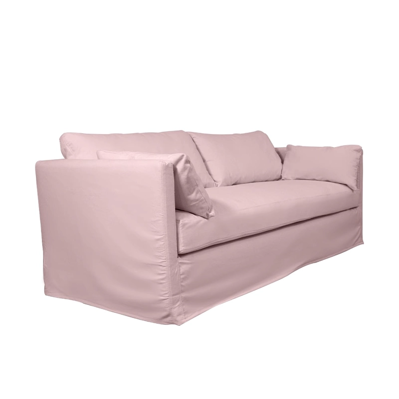SOFA QUEPE LINO PALO ROSA 3C - 2