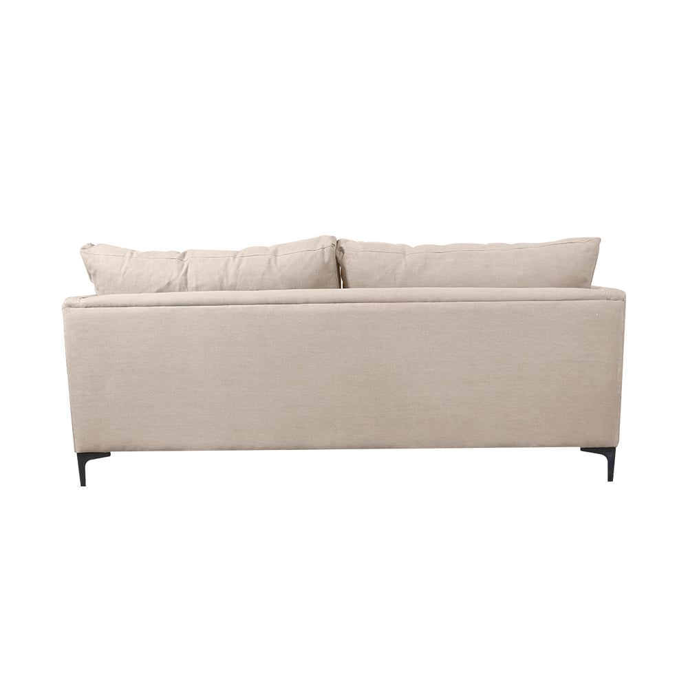 SOFA BUREO CHENILLE HUESO 3C - 4