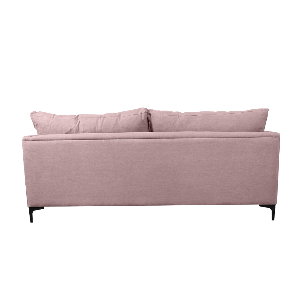 SOFA BUREO 3 CUERPOS CHENILLE PALO ROSA - 3