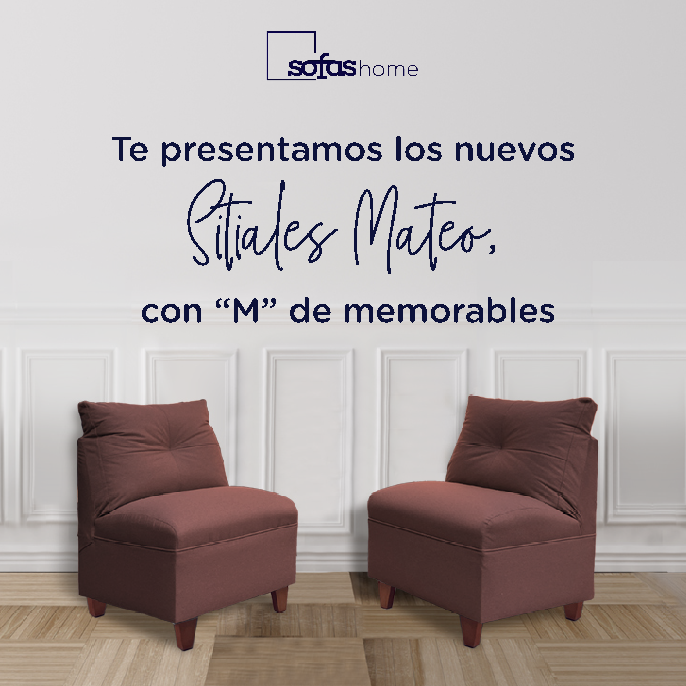 BUTACAS MATEO 1 CUERPO PATA MADERA CHENILLE CAFE PAR - 2