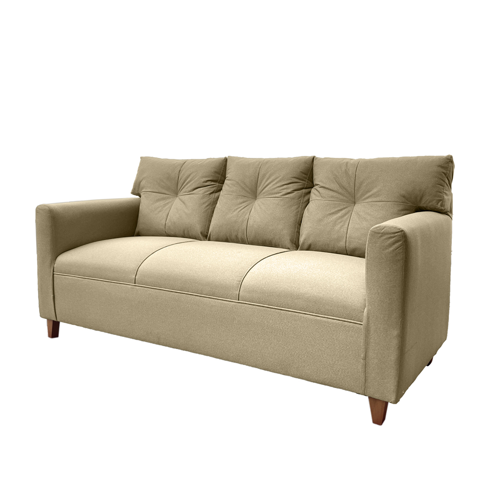 JUEGO LIVING MATEO CHENILLE BEIGE PATA MADERA 3C.1C.1C - 4
