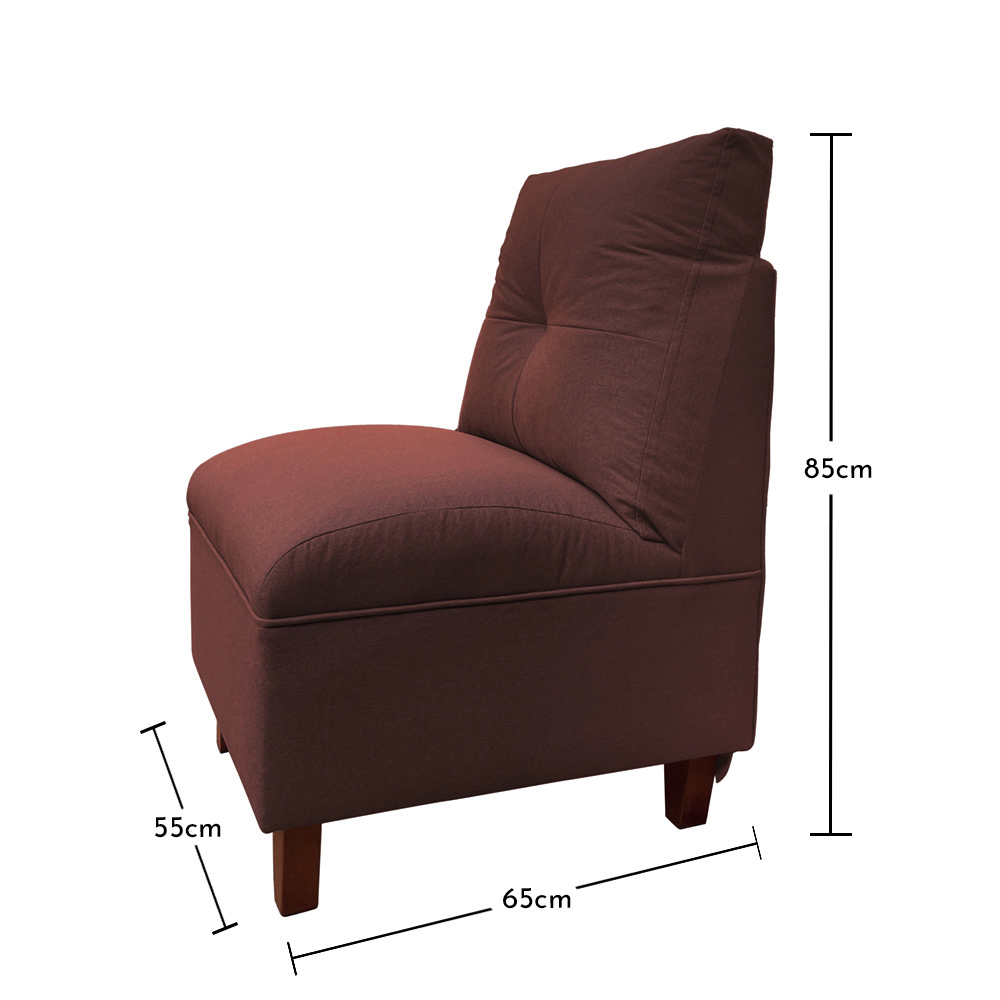 JUEGO LIVING MATEO 3-1-1 CUERPOS PATA MADERA CHENILLE CAFÉ - 8