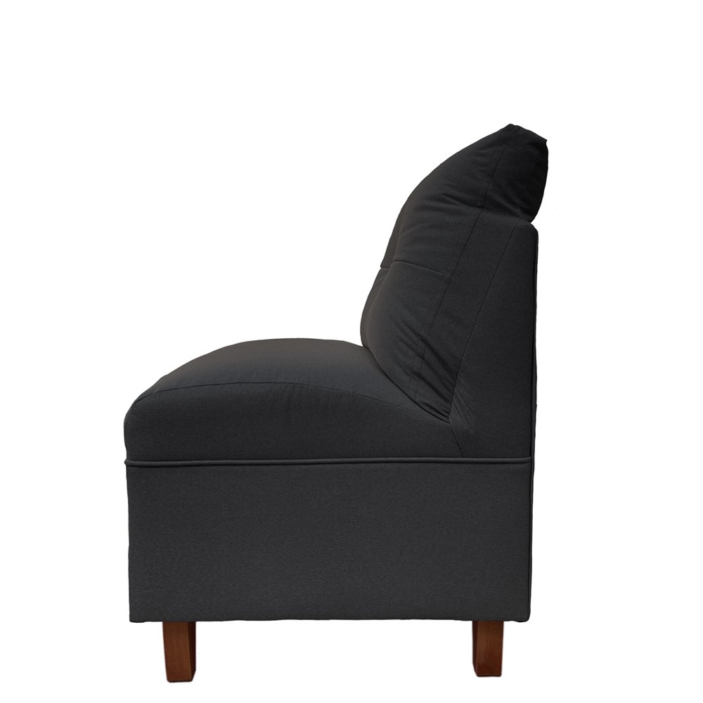 JUEGO LIVING MATEO 3-1-1 CUERPOS PATA MADERA CHENILLE GRAFITO - 7