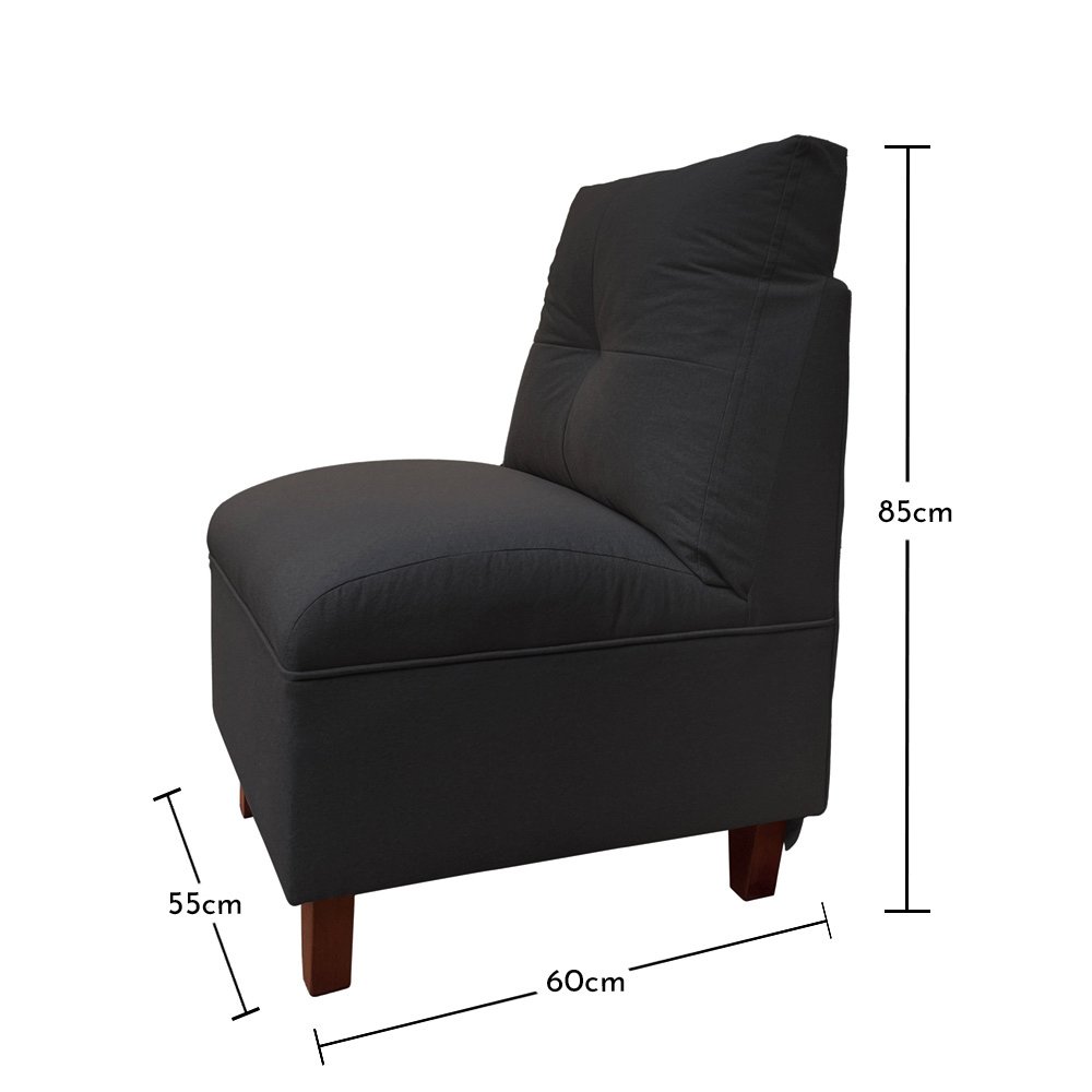 JUEGO LIVING MATEO 3-1-1 CUERPOS PATA MADERA CHENILLE GRAFITO - 8