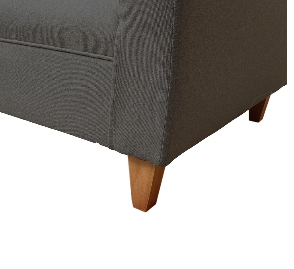 JUEGO LIVING MATEO 3-1-1 CUERPOS PATA MADERA CHENILLE GRAFITO - 9
