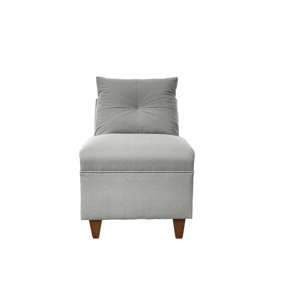 JUEGO LIVING MATEO 3-1-1 CUERPOS PATA MADERA CHENILLE GRIS - 6
