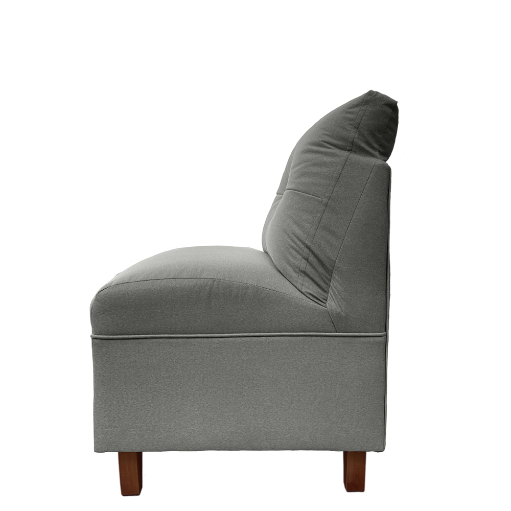 JUEGO LIVING MATEO 3-1-1 CUERPOS PATA MADERA CHENILLE GRIS - 7