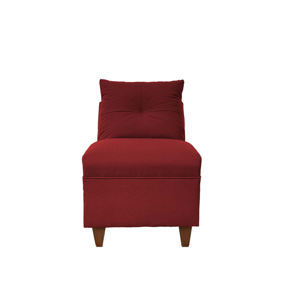 JUEGO LIVING MATEO 3-1-1 CUERPOS PATA MADERA CHENILLE ROJO - 6