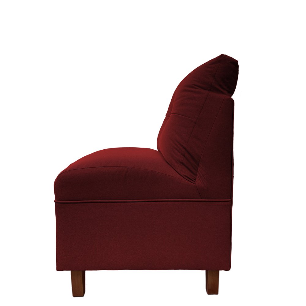 JUEGO LIVING MATEO 3-1-1 CUERPOS PATA MADERA CHENILLE ROJO - 7