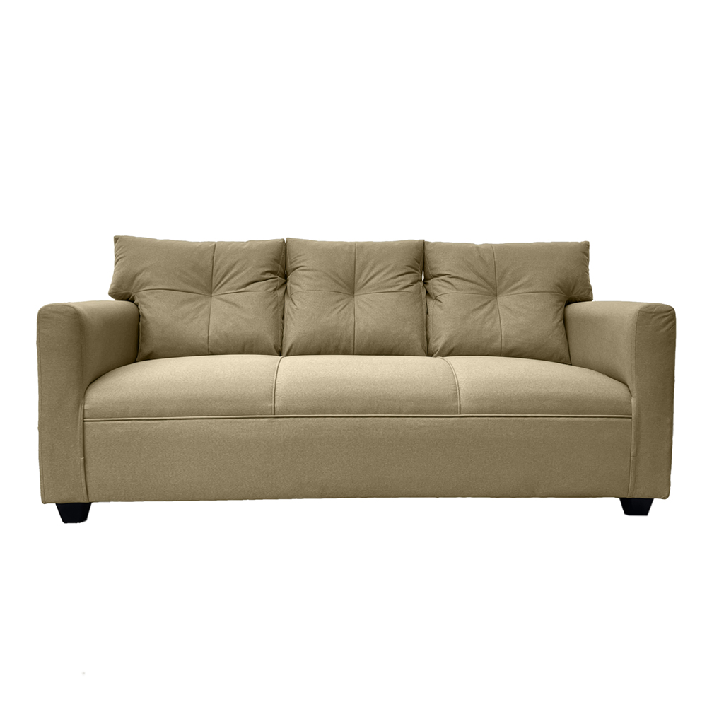 JUEGO LIVING MATEO 3-1-1 CUERPOS CHENILLE BEIGE PATA PLASTICA - 3