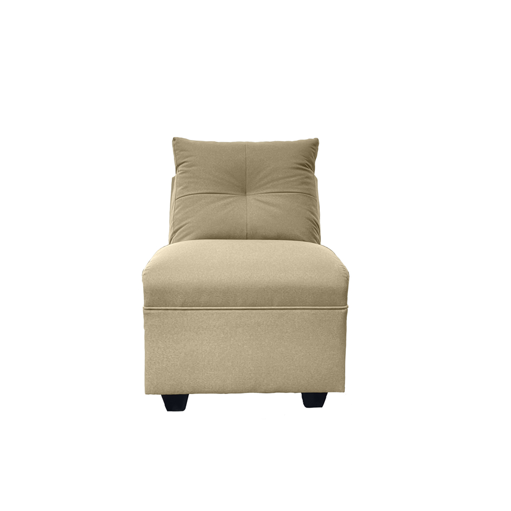 JUEGO LIVING MATEO 3-1-1 CUERPOS CHENILLE BEIGE PATA PLASTICA - 6