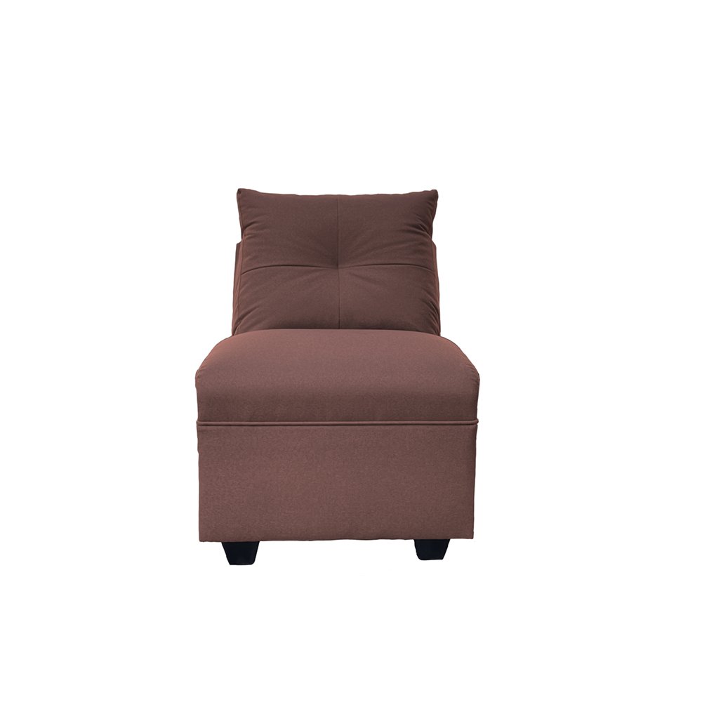 JUEGO LIVING MATEO 3-1-1 CUERPOS CHENILLE CAFÉ PATA PLASTICA - 6