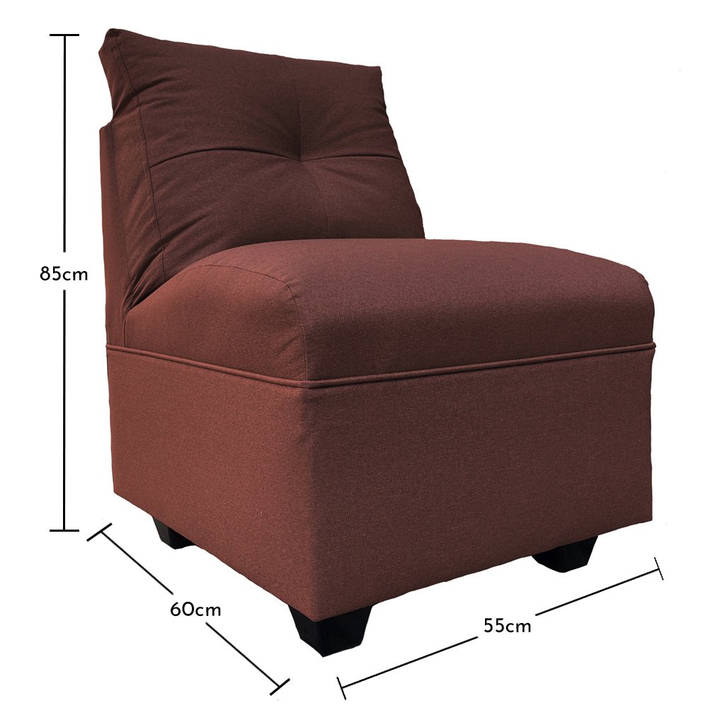 JUEGO LIVING MATEO 3-1-1 CUERPOS CHENILLE CAFÉ PATA PLASTICA - 8