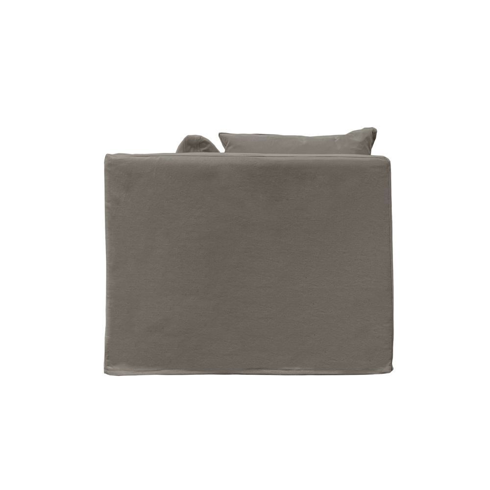 SOFA PUELO 3 CUERPOS CHENILLE GRIS PIEDRA - 3