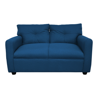 SOFA MATEO CHENILLE AZUL PATA PLASTICA 2C | AZUL | NO - 1