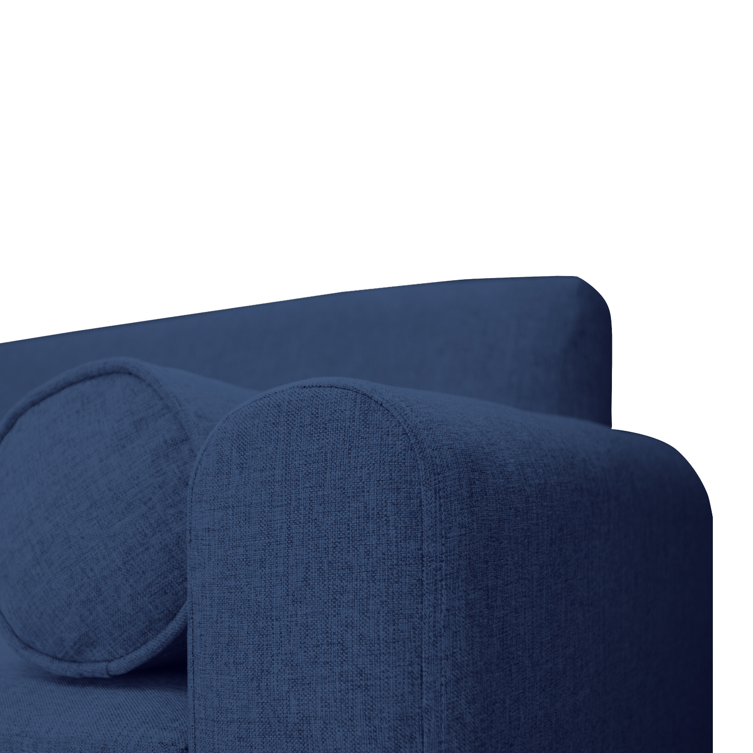 SOFA MELI CHENILLE TIPO LINO AZUL 3 CUERPOS - 4