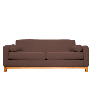 SOFA MELI FELPA CAFE 3 CUERPOS | CAFE | NO - 1