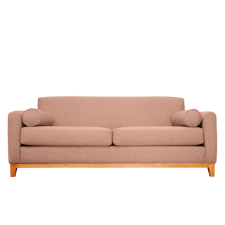 SOFA MELI CHENILLE TIPO LINO PALO ROSA 2 CUERPOS | PALO ROSA | NO - 1