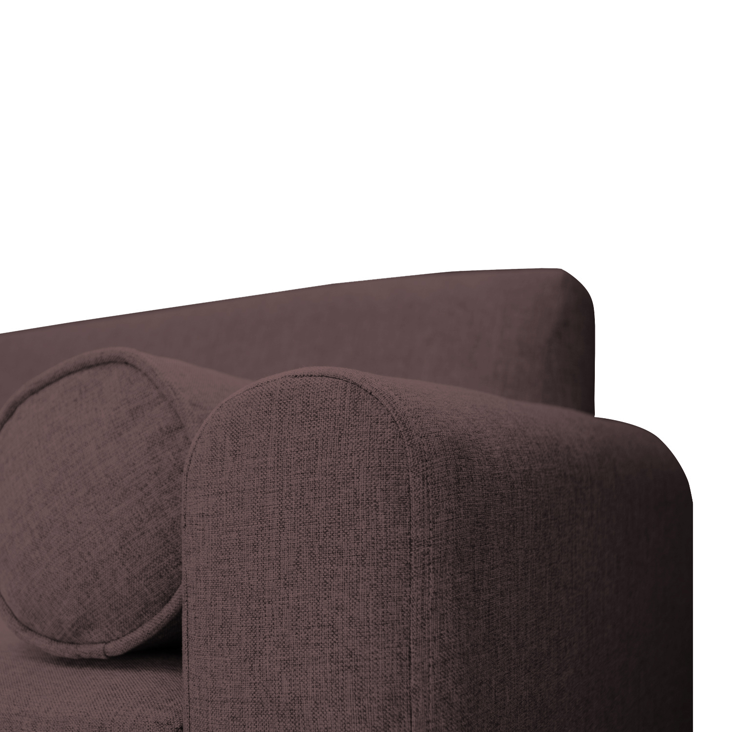 SOFA MELI FELPA CAFE 2 CUERPOS - 4
