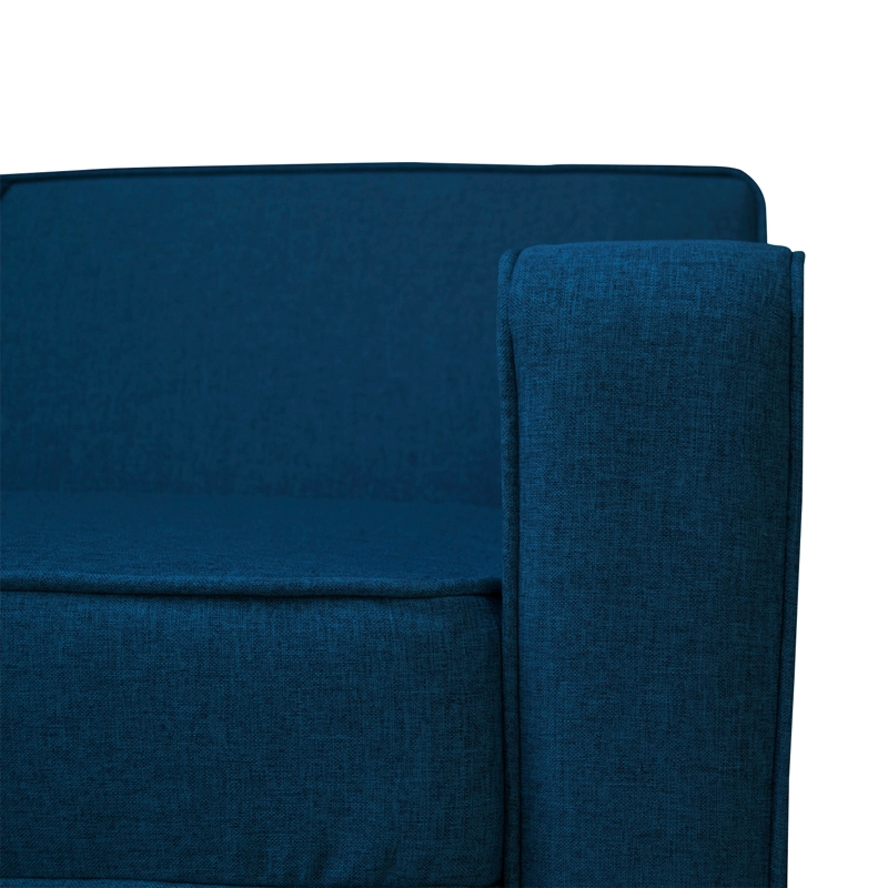 SOFA LILEN 3 CUERPOS CHENILLE TIPO LINO AZUL - 3