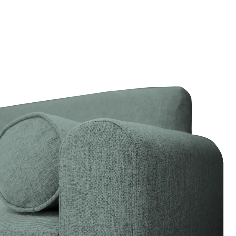 SOFA MELI 2 CUERPOS FELPA VERDE - 4