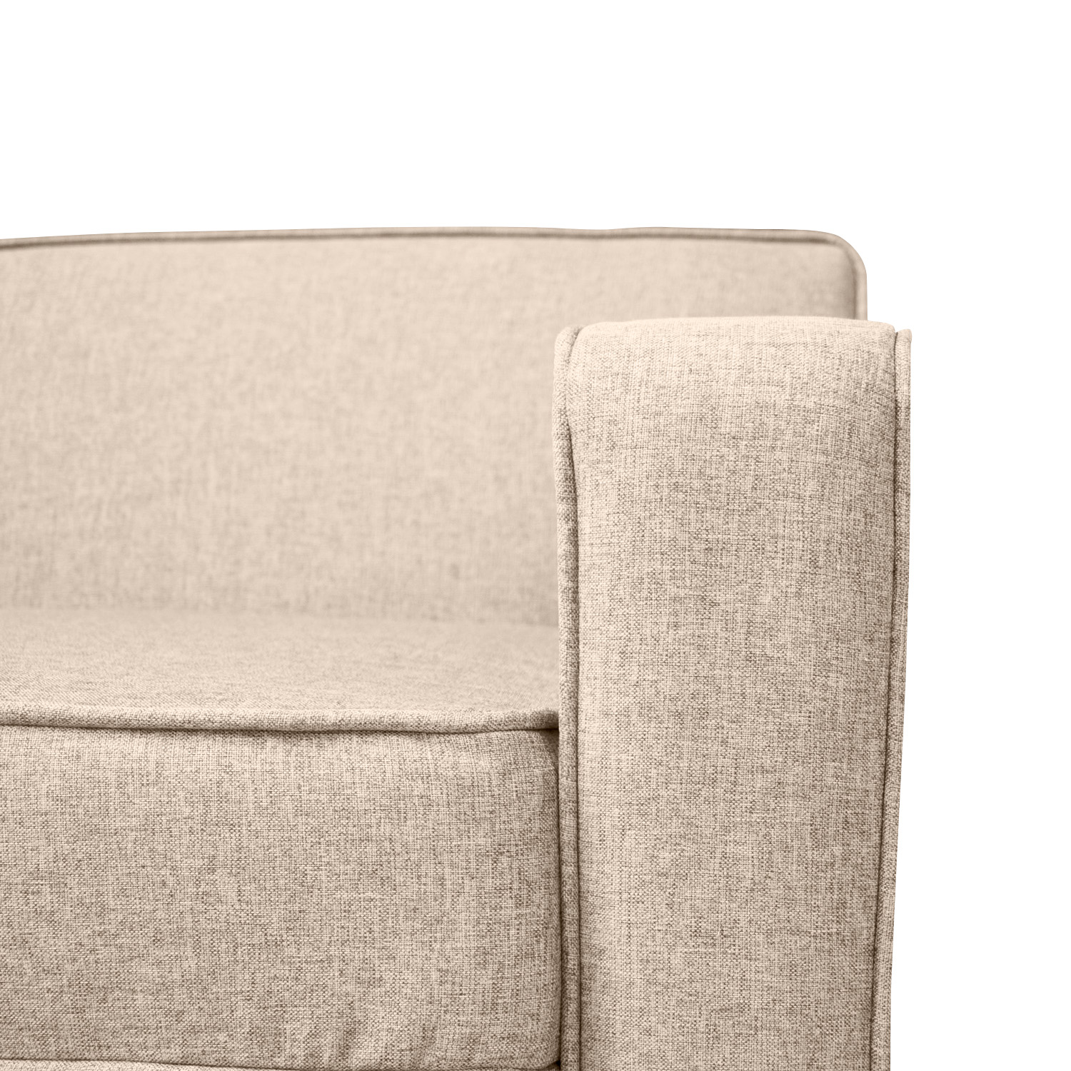 SOFA LILEN FELPA BEIGE 2 CUERPOS - 3