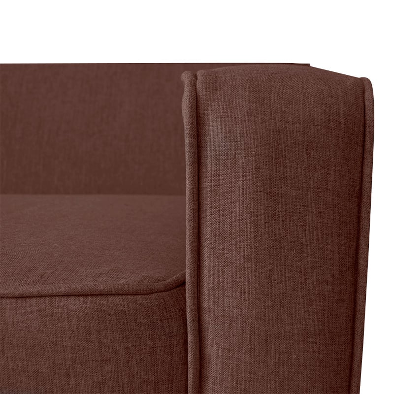 SOFA LILEN FELPA CAFE 3 CUERPOS - 3