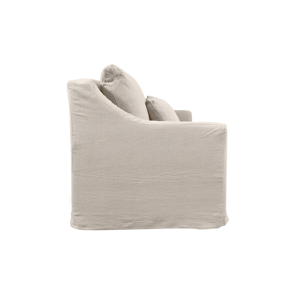 SOFA LIRCAY 3 CUERPOS LINO HUESO - 2