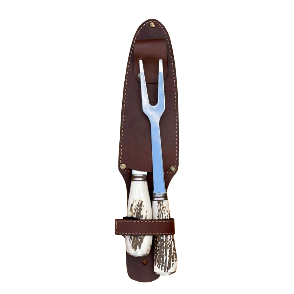 TRINCHE Y CUCHILLO TROZADOR SETTER  CIERVO - FIRE CHILE - 2