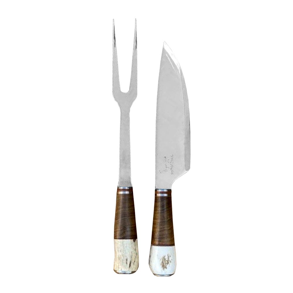TRINCHE Y CUCHILLO TROZADOR SETTER MADE/CIERVO - FIRE CHILE - 1