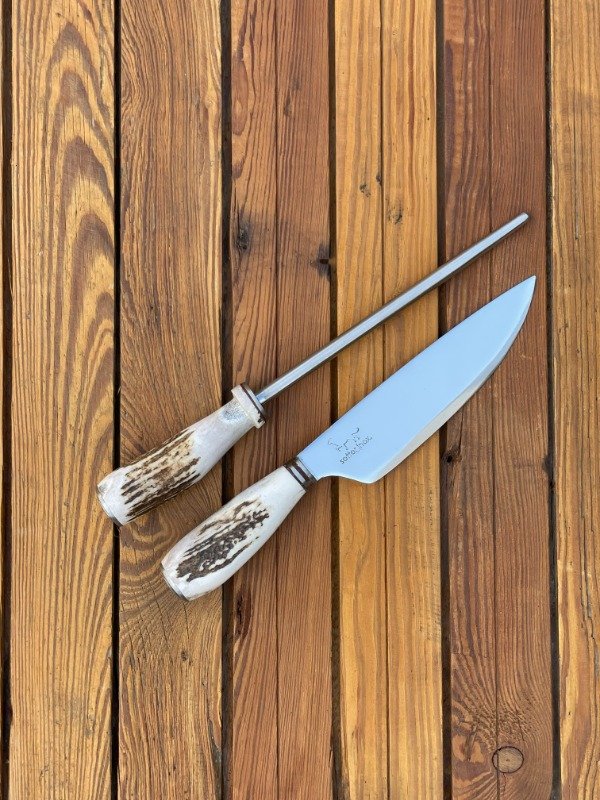 ASTIL Y CUCHILLO TROZADOR SETTER CIERVO - FIRE CHILE - 3