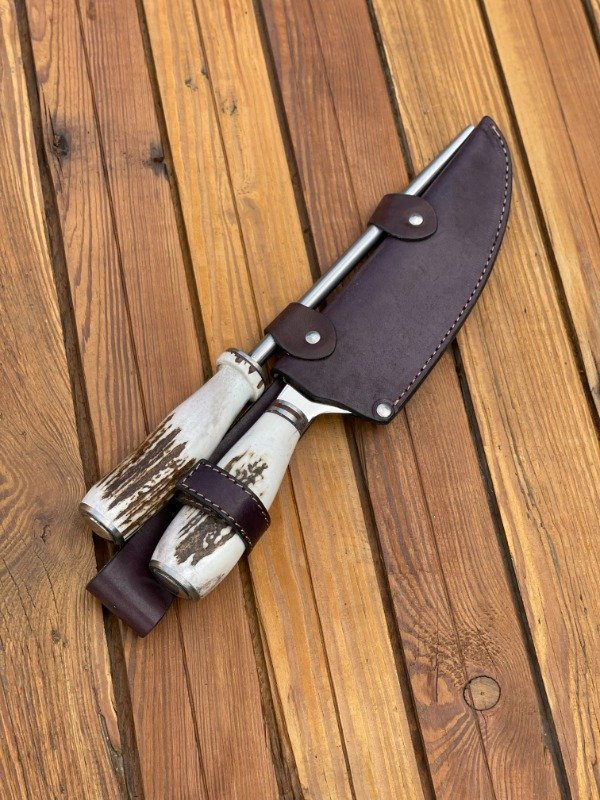 ASTIL Y CUCHILLO TROZADOR SETTER CIERVO - FIRE CHILE - 4