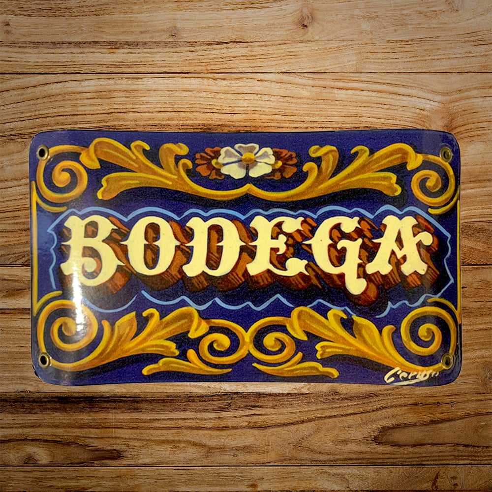 CARTEL CHAPA 13X22 BODEGA (FILETEADO) - FIRE CHILE - 2