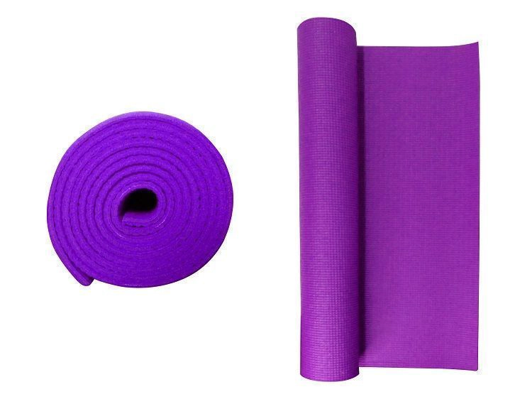 MAT DE YOGA X-STEP 5MM LISO CON BOLSO PURPURA - 1