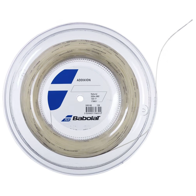 CUERDA TENIS BABOLAT ADDIXION 1.25 X 200 MTS NATURAL - 1