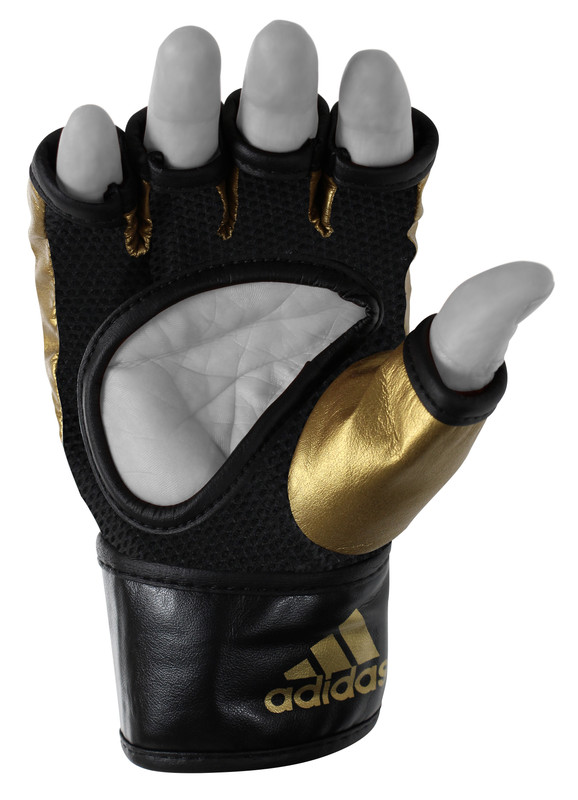 GUANTES MMA PU ADIDAS ADICSG042 SPEED NEGRO DORADO L - 2