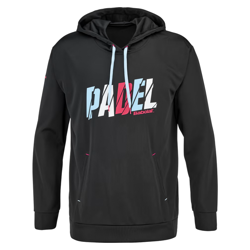 POLERÓN PADEL HOMBRE BABOLAT HOOD SWEAT MEN / BLACK/BLACK - 1