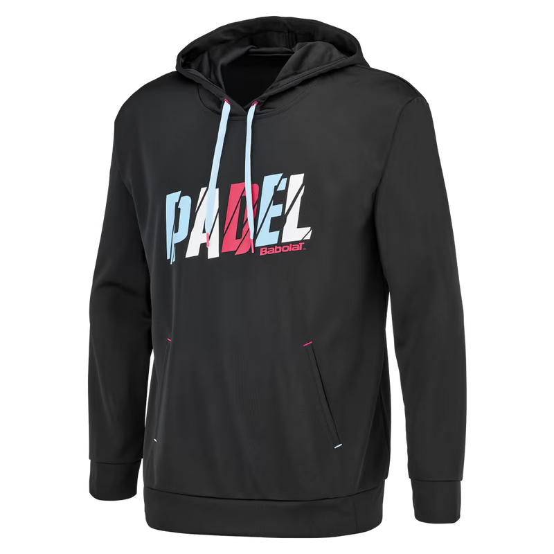 POLERÓN PADEL HOMBRE BABOLAT HOOD SWEAT MEN / BLACK/BLACK - 2