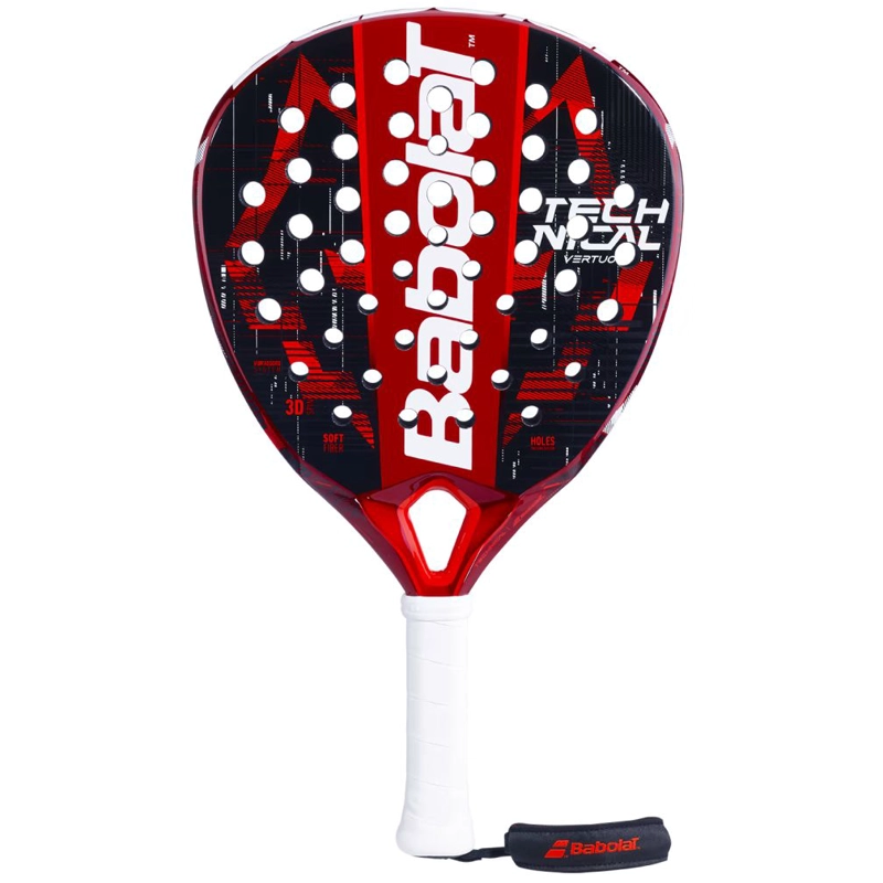 PALA PADEL BABOLAT FIBRA DE CARBONO TECHNICAL VERTUO JUAN LEBRON - 1