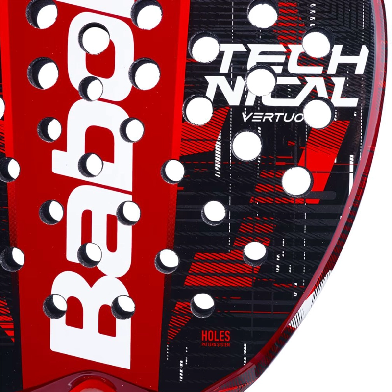 PALA PADEL BABOLAT FIBRA DE CARBONO TECHNICAL VERTUO JUAN LEBRON - 5