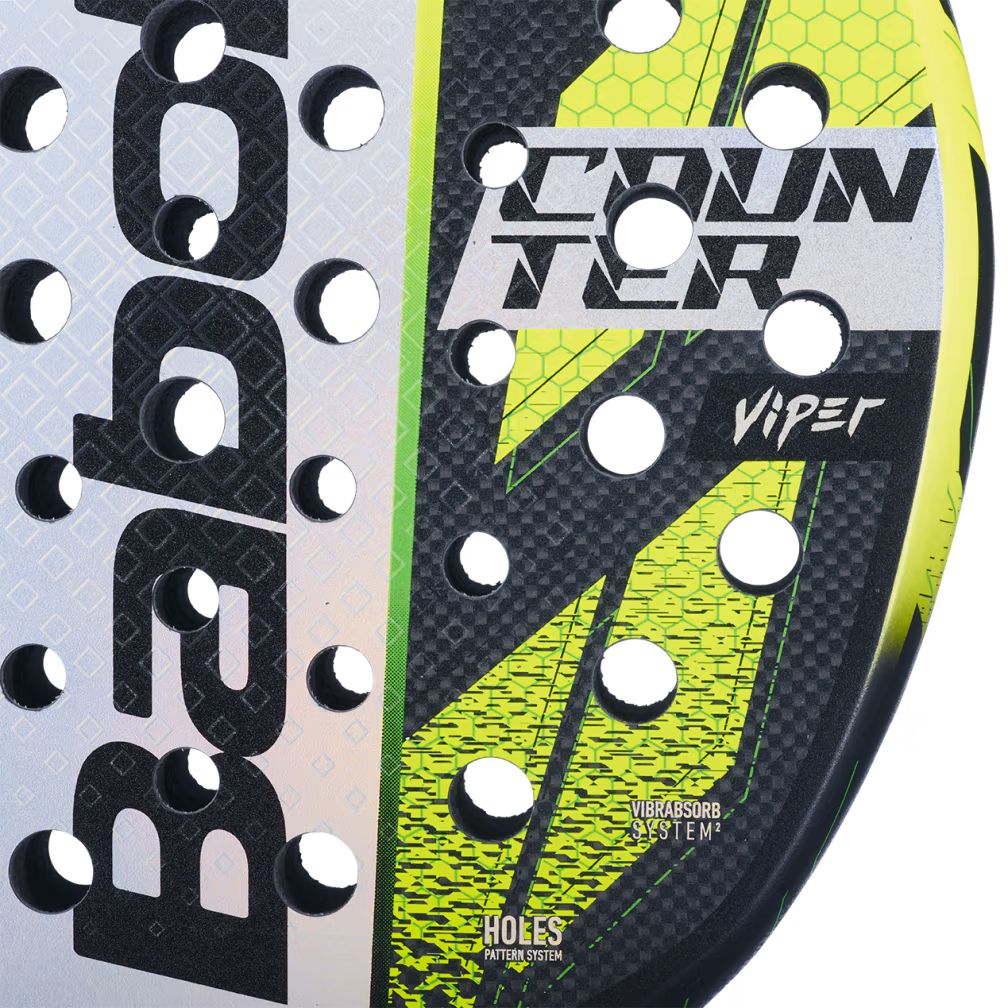 PALA PADEL BABOLAT FIBRA DE CARBONO COUNTER VIPER - 5
