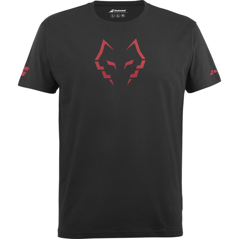 POLERA PADEL HOMBRE BABOLAT COTTON TEE JUAN LEBRON ALGODÓN - 1