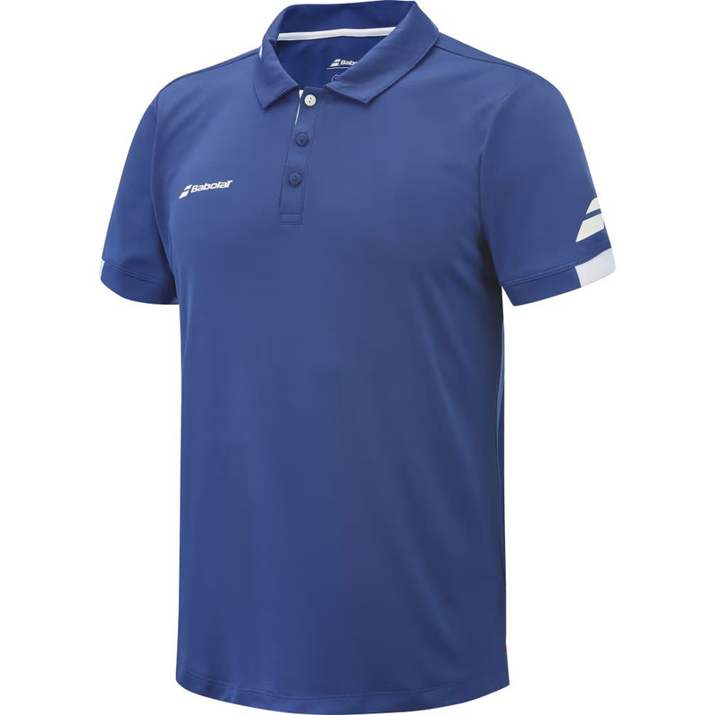 POLERA TENIS HOMBRE BABOLAT PLAY POLO - AZUL - 2