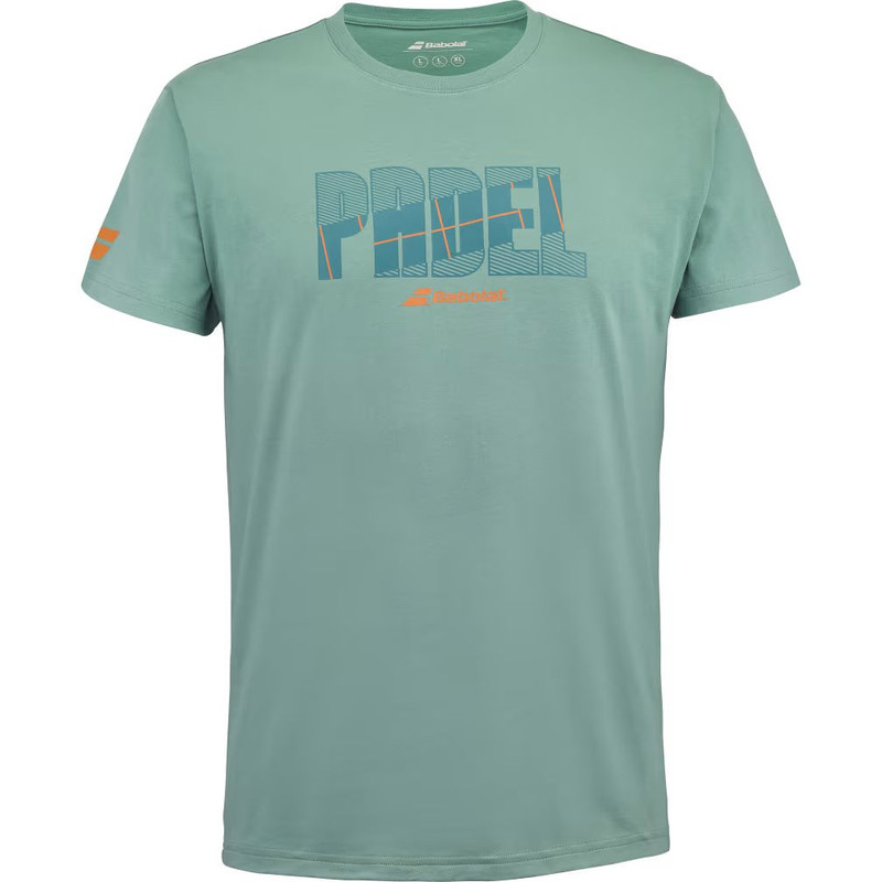 POLERA PADEL HOMBRE BABOLAT COTTON TEE ALGODÓN - 1