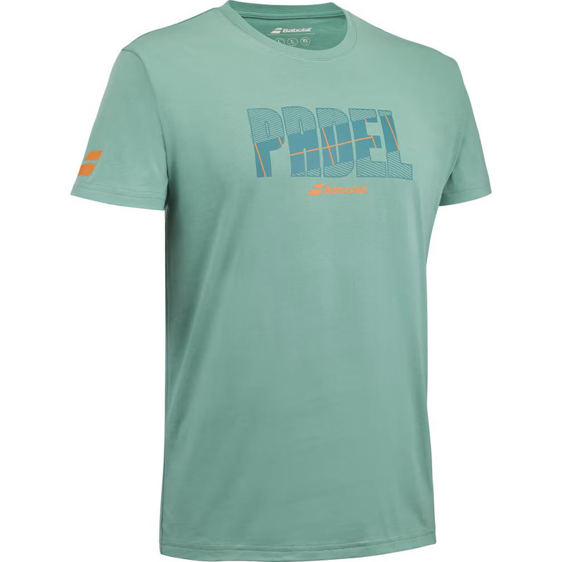 POLERA PADEL HOMBRE BABOLAT COTTON TEE ALGODÓN - 2