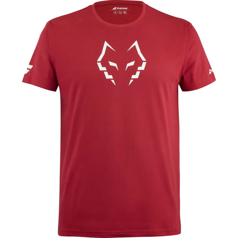 POLERA PADEL HOMBRE BABOLAT COTTON TEE JUAN LEBRON ALGODÓN - 1