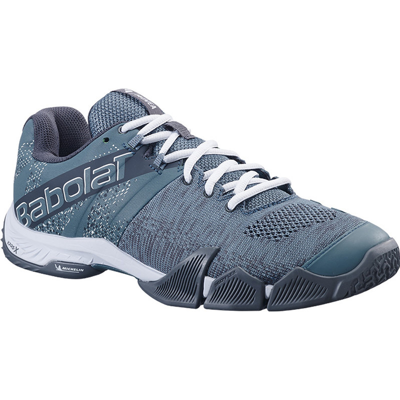 ZAPATILLA PADEL BABOLAT MOVEA PLATEADA HOMBRE TALLA US - 3